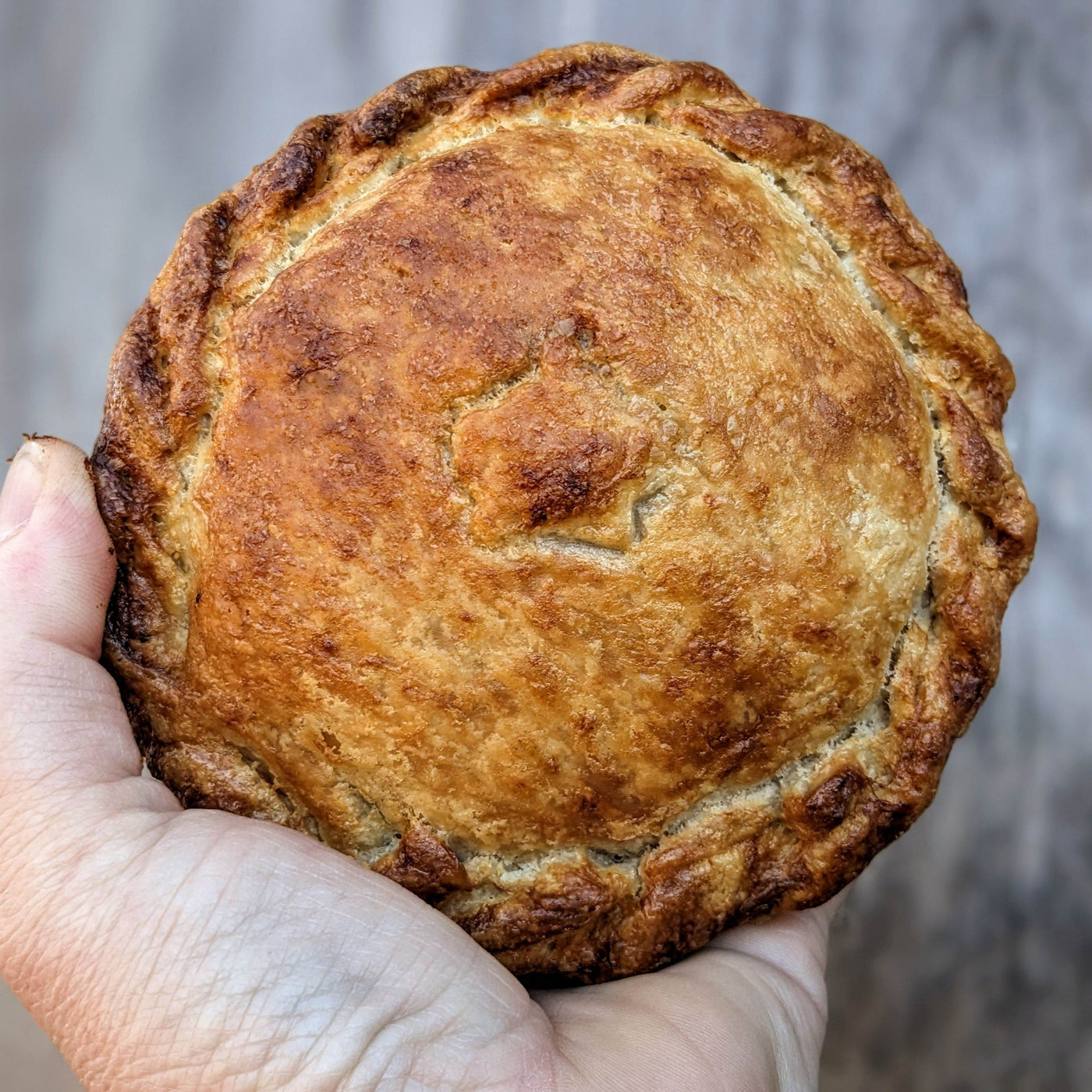 Creamy Chicken Corn and Poblano Pot Pie